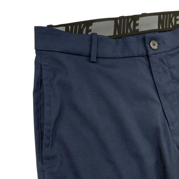 Nike Pants Mens 30x32 Navy Straight Leg Stretch Performance Comfort Preppy Golf - Picture 4 of 12